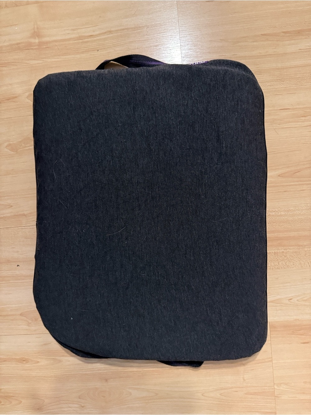 Purple brand seat cushion